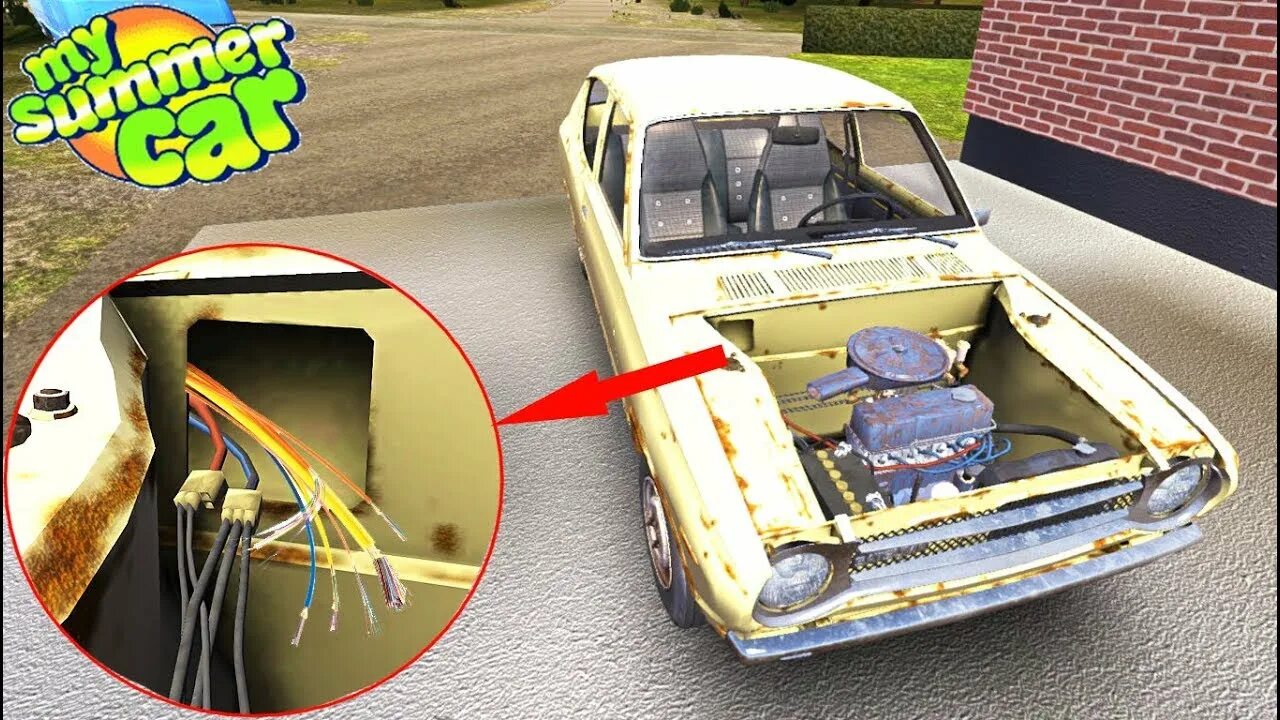 Проводка my summer car схема Запутался в ПРОВОДАХ, НО ЗАВЕЛ КОРЧ - My Summer Car - YouTube