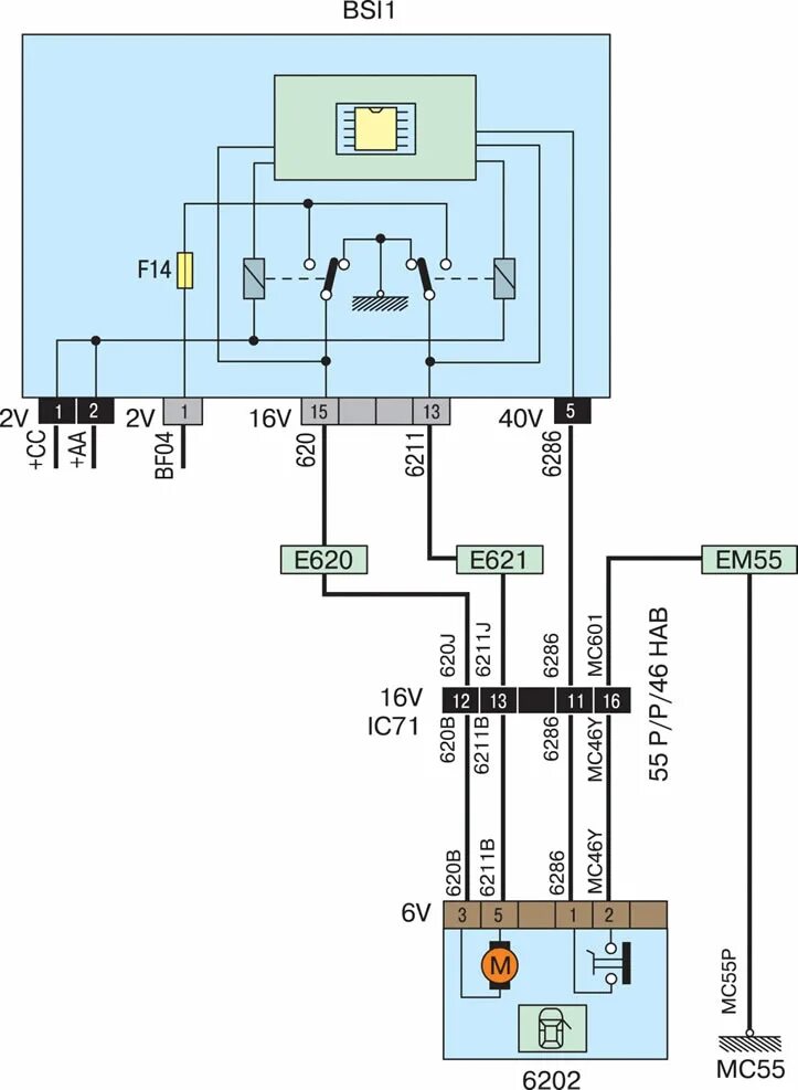 Проводка пежо 307 схема Wiring diagrams 6 to 10 (Peugeot 307, 2001-2008) - "Electrical circuits" - Peuge