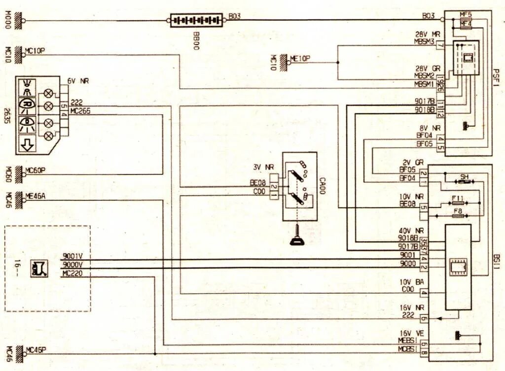 Проводка пежо 307 схема Схема Peugeot 307 - фонарь заднего хода с АКПП