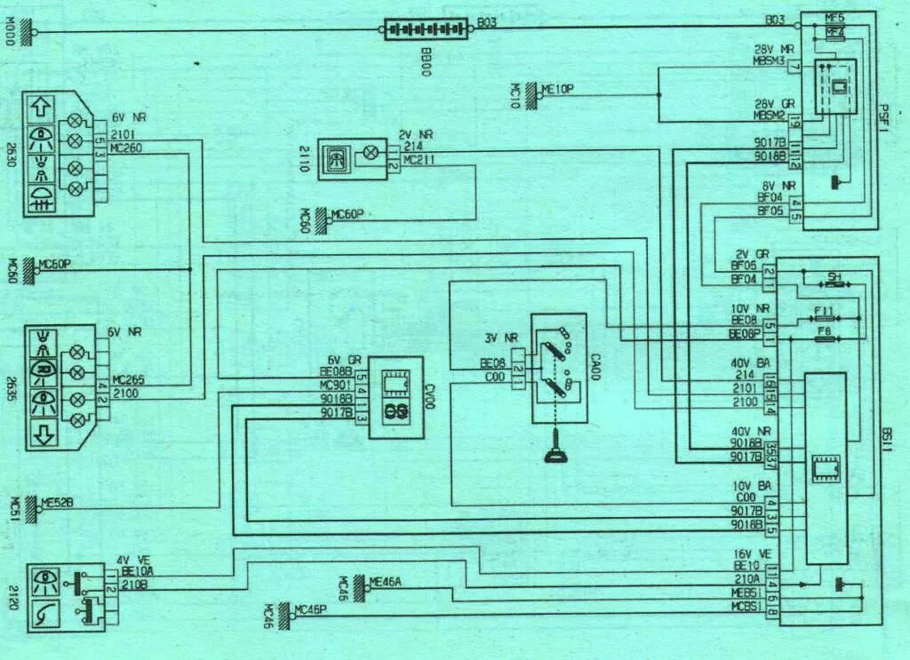 Проводка пежо 307 схема Схема проводки стоп сигнала Peugeot 307
