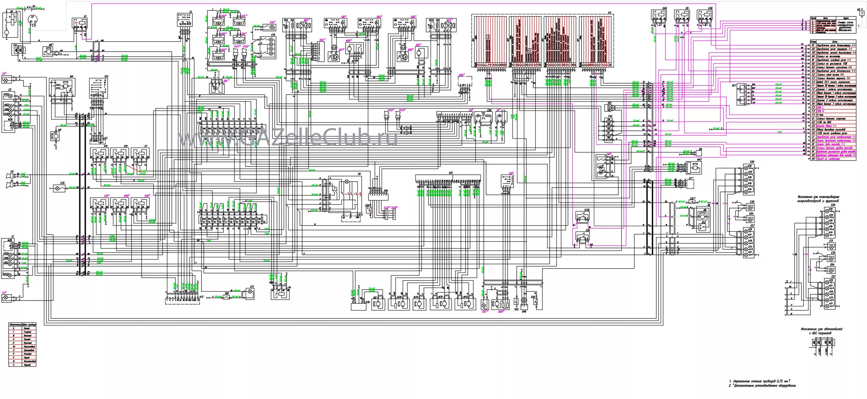 Проводка соболя схема Схема электрическая автомобиля ГАЗель УМЗ с ГБО Евро-4 сжиженный газ: - Клуб Газ
