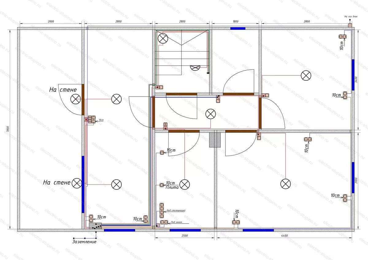 Проводка в деревянном доме своими руками схемы Открытая электропроводка в деревянном доме д. Сапроново - Электрик Ступино