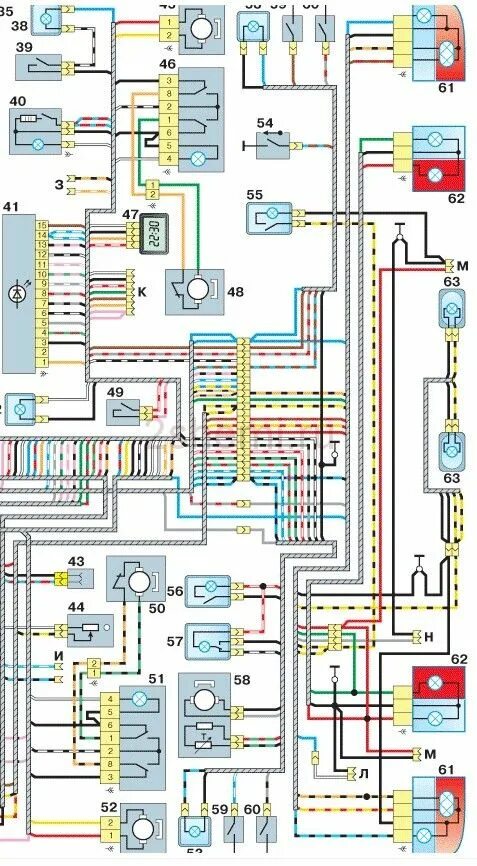 Проводка ваз 2112 схема 8 клапанов Схема ваз 2112 - электросхема, схема электропроводки ваз 2112 Система зажигания,