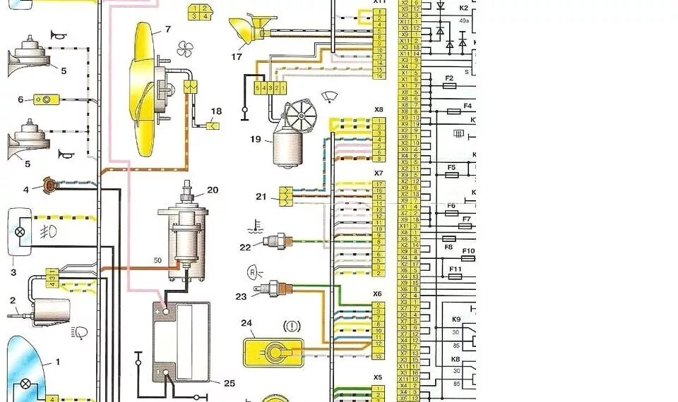 Проводка ваз 2114 схема с описанием Свет под капотом. - Lada 2114, 1,5 л, 2005 года электроника DRIVE2