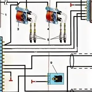 Проводка змз 406 карбюратор схема Схема электрооборудования Газель 406 карбюратор