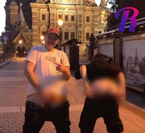 Провокационное фото россии флаг зажигали позор In St. Petersburg opened a criminal case against teenagers exposed on the backgr