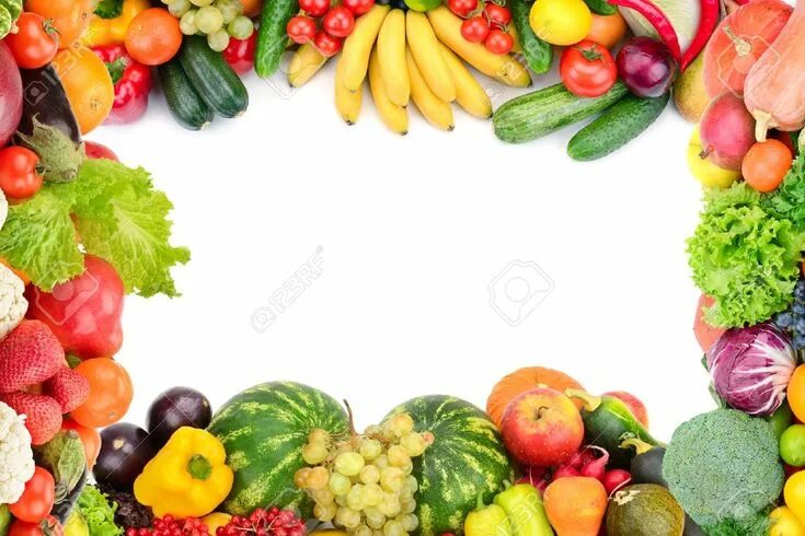 Прозрачная рамка для фото овощи Frame of vegetables and fruits on white background , #Ad, #vegetables, #Frame, #