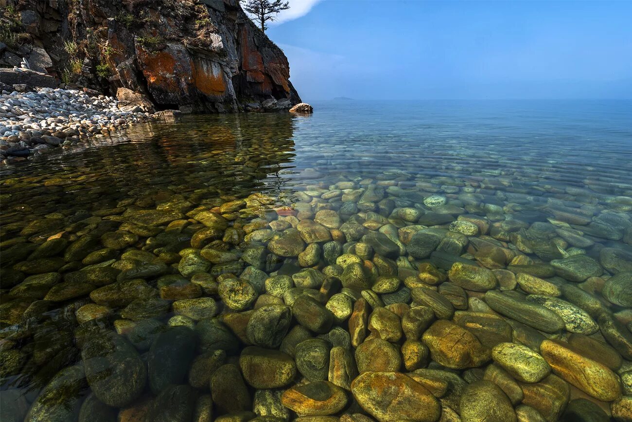 Прозрачная вода байкала фото 2010 метров чистого берега озера Байкал - Дом Солнца