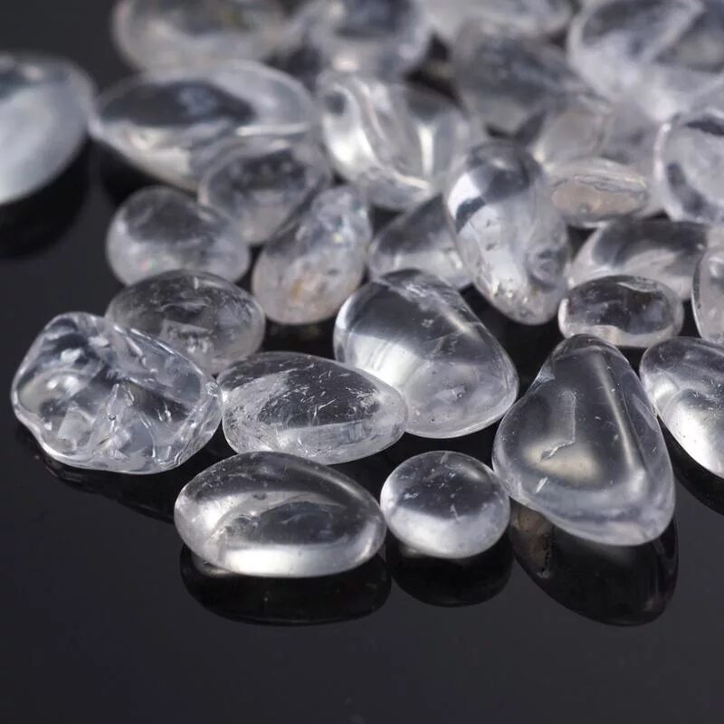 Прозрачные камни фото 9-20mm 100g Transparent Crystal Mineral Lucky Stone Moonstone Home Decor - buy a