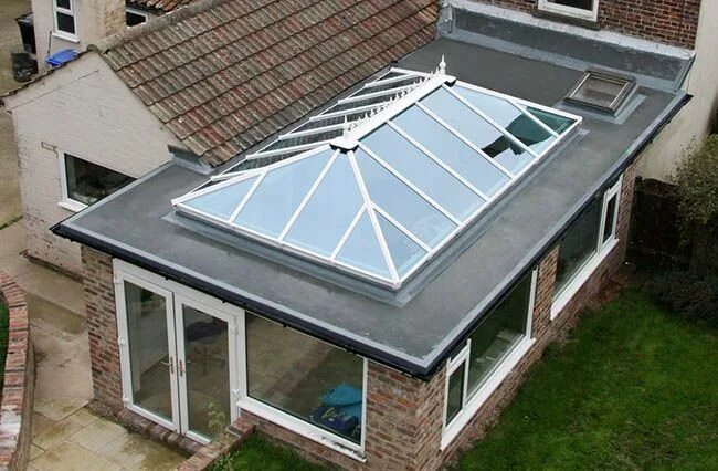 Прозрачные крыши фото FLAT ROOF EXTENSION: design, cost, ideas Roof lantern, Flat roof extension, Pati