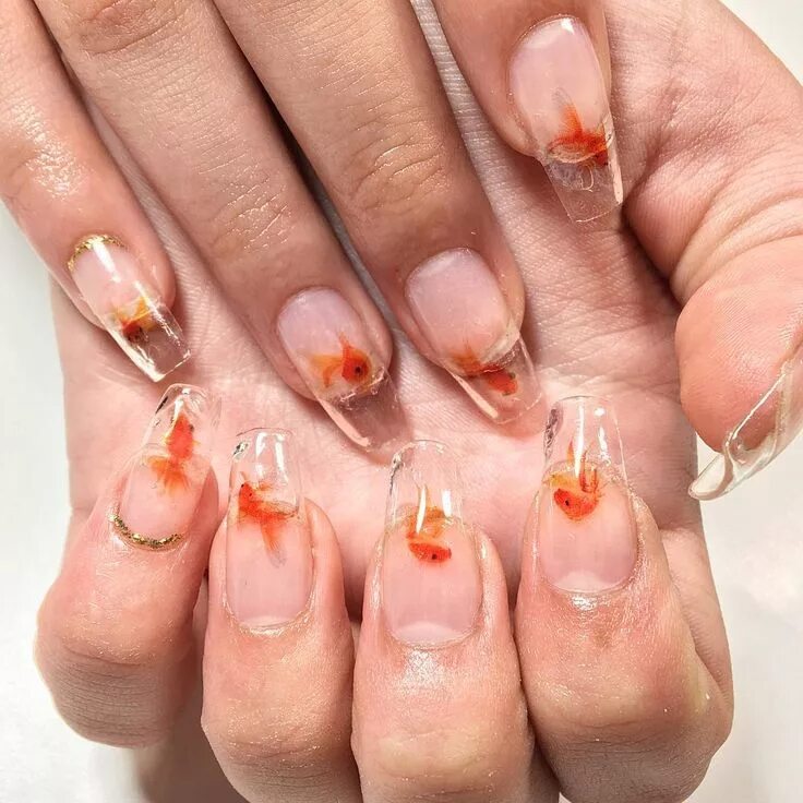 Прозрачные ногти дизайн What easier way to get clear glass nails than using #APRESGELX? Crystal clear ti