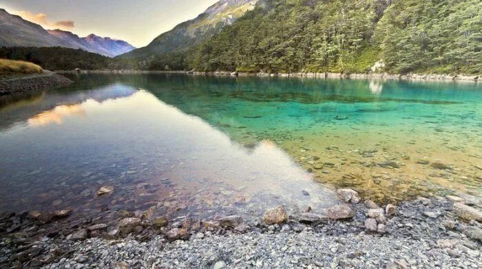 Прозрачные озера фото � � � � � � � � � � � � � New zealand lakes, Lake, Clear lake