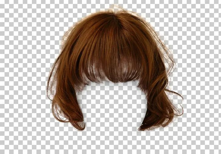 Прозрачные прически женские Hairstyle Brown Hair Wig PNG - beard, black hair, caramel color, free logo desig