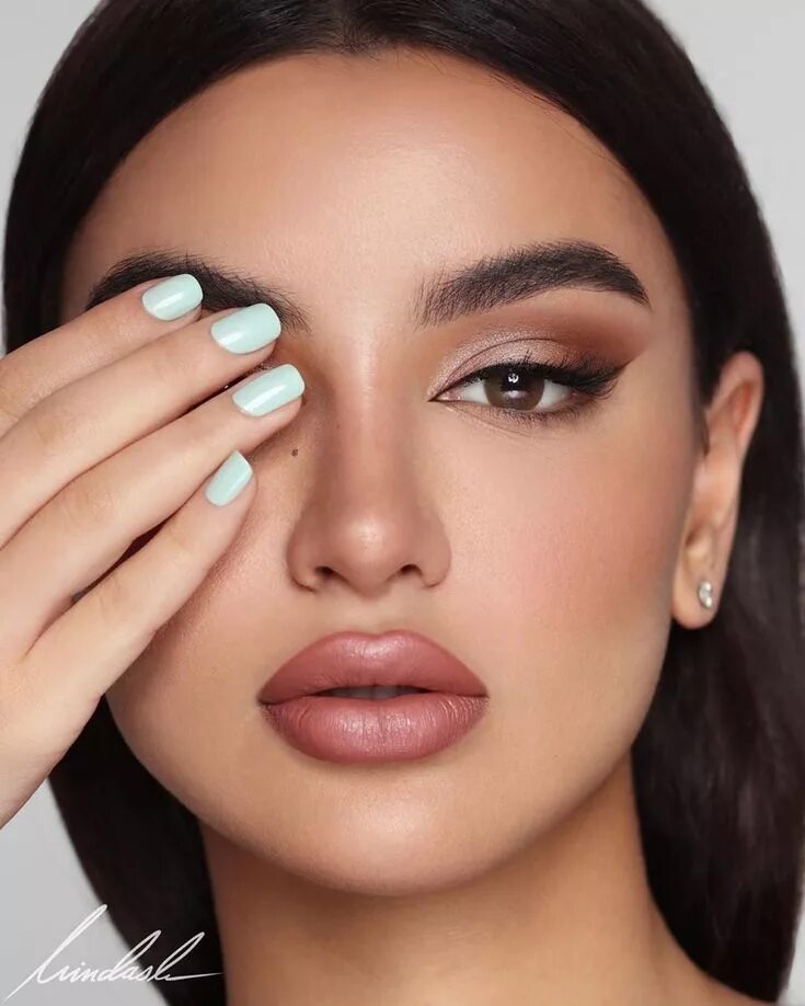 Прозрачный макияж Pin on Rania Fawaz ❤ Makeup nails designs, Natural makeup for brown eyes, Makeup