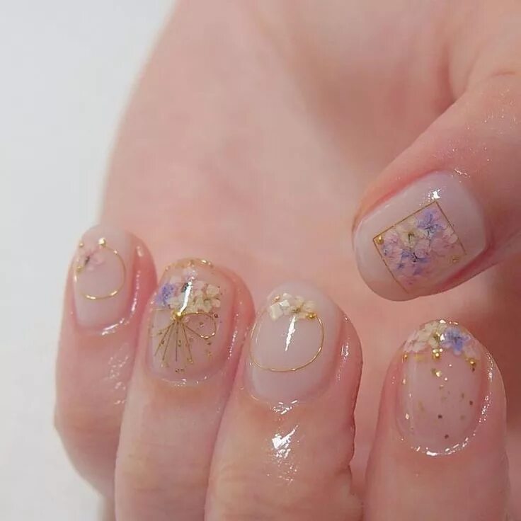 Прозрачный маникюр на короткие Pin by Lam on Nails Simple nails, Nail art, Nail designs