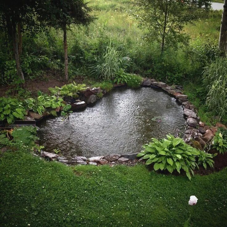 Пруд на даче фото идеи 40 Beautiful Inspiring Garden Pond Design For Your Outdoor Space (7) 50 Awesome 