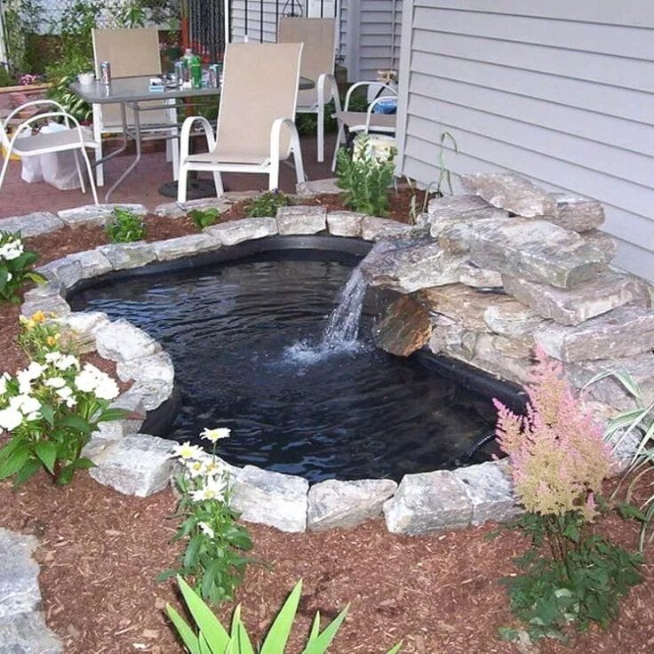 Пруд пластиковый оформление фото 10 Easy Garden Pond Projects You Can Build To Accent Your Backyard Garden Pond D