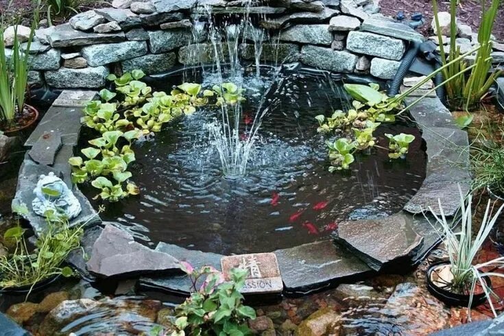 Пруд рука фото 40 Awesome DIY Ponds Ideas with Small Waterfall - rengusuk.com Halaman belakang,