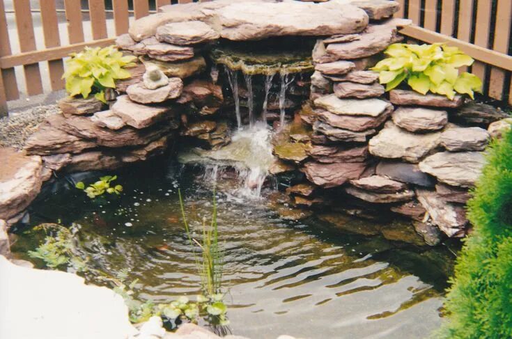 Пруд с водопадом своими руками на даче Ponds Watergardens and Waterfalls by Forever Green Waterfalls backyard, Ponds ba