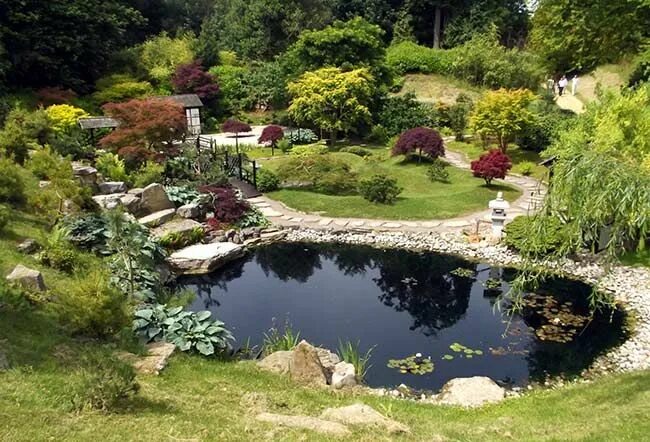 Пруд сад фото How to Turn Your Garden Into a Peaceful, Eco-Friendly Refuge Japanese garden lan