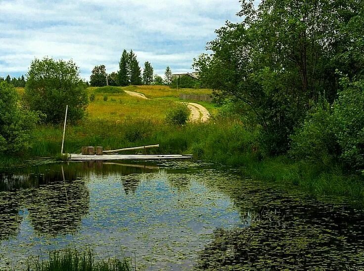 Пруд в деревне фото Пин от пользователя abcevdgdfgbd на доске Landscape with water Пейзажи, Идеи озе