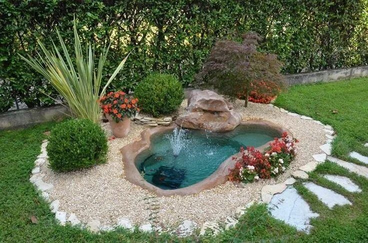 Прудик пластиковый в ландшафтном дизайне фото Easy and cheap DIY way to make a pond in the garden My desired home Aménagement 