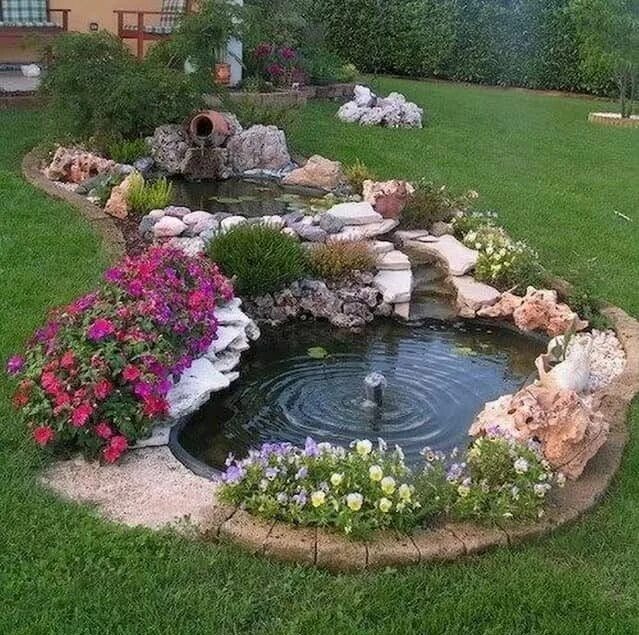 Прудики садовые фото Best Garden Pond Ideas From All Over The Web + Pics Blog Backyard landscaping de