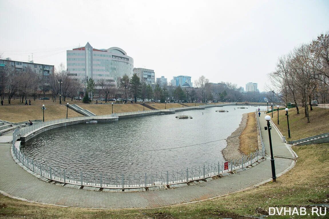 Пруды хабаровска фото Новинок не ждите: на городских прудах готовятся к запуску фонтанов (ФОТО; ВИДЕО)