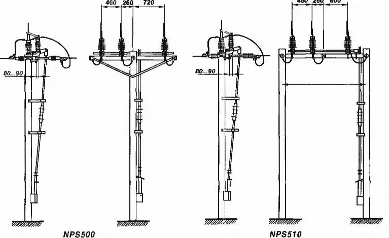 Првт 10 схема установки на опоре Разъединитель на опоре 10 кв: найдено 83 изображений