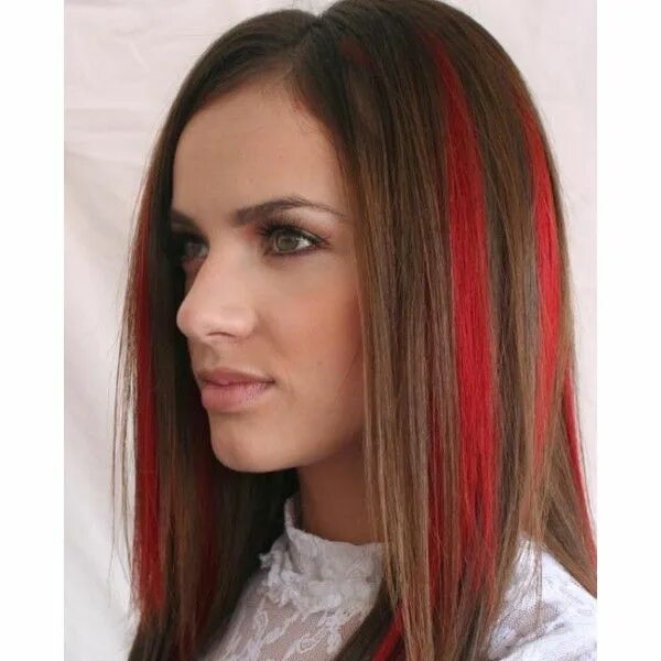 Пряди на средние волосы фото Pictures of Dark Hair with Highlights Dark red hair color, Dark hair with highli