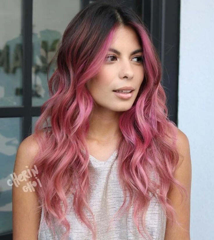 Прядки розовые фото 40 Best Pink Highlights Ideas for 2024 - The Right Hairstyles Pink hair highligh