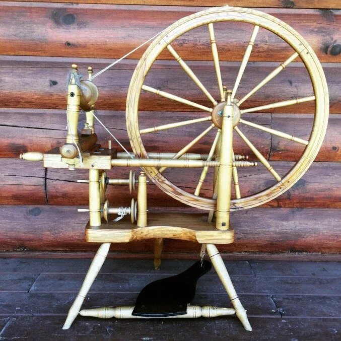 Прялка деревянная старинная с веретеном фото Husfliden spinning wheel Spinning wheel, Spinning, Spinning yarn