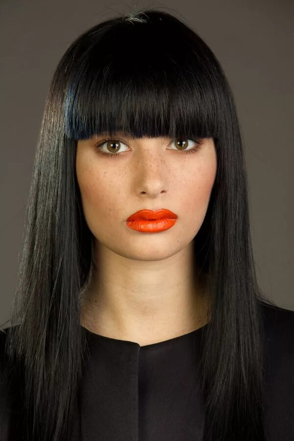 Прямая челка фото 2024 Haircut & color by Peter Mulder LUXe Doetinchem Kahkül uzun saç, 2015 saç modell