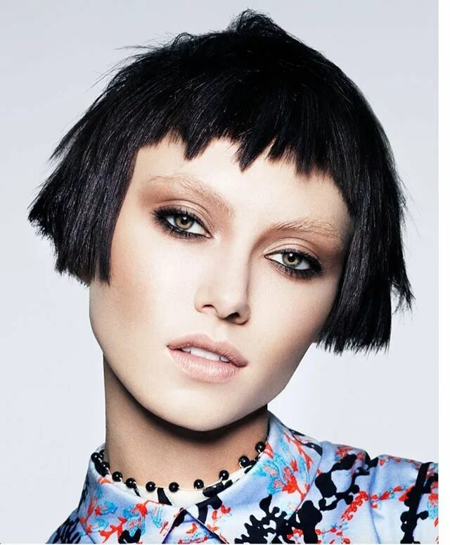 Прямая челка короткая стрижка женская New campaign. Bob with Bangs #hair #bob #bangs #fringe #texture #model #hairbyme