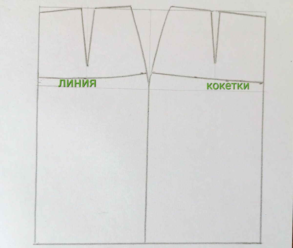 Прямая классическая юбка выкройка Юбка на кокетке на основе выкройки классической прямой юбки. Студия модных идей 