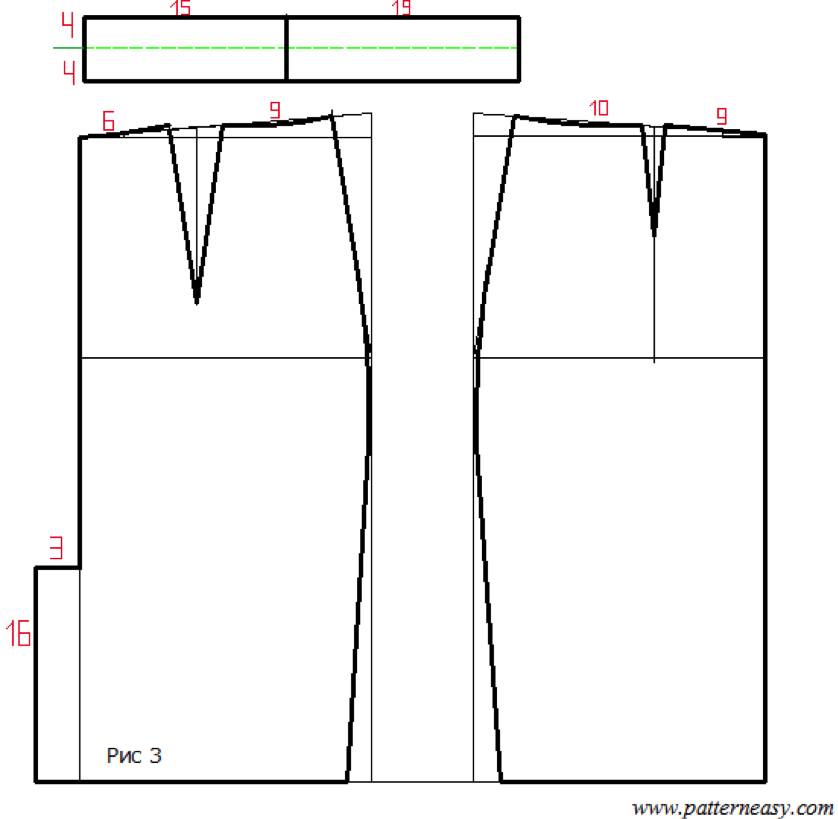 Прямая юбка шлицей выкройка Шьем юбку-карандаш Шить просто - Выкройки-Легко.рф