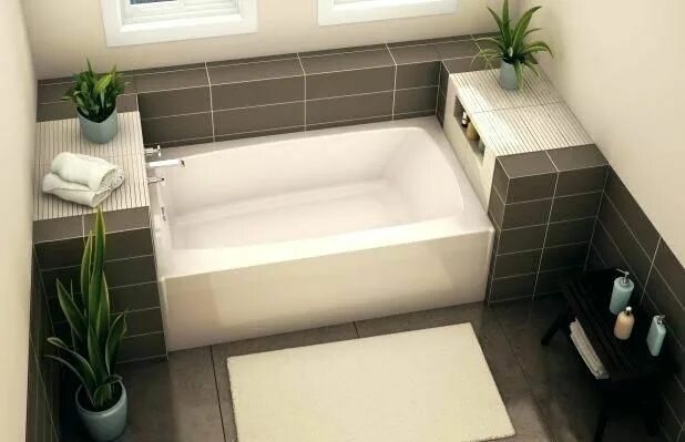 Прямоугольная ванна дизайн Short Bathtubs Short Bathtub Trendy Short Bathtub Home Depot Bathtub To Amazing 