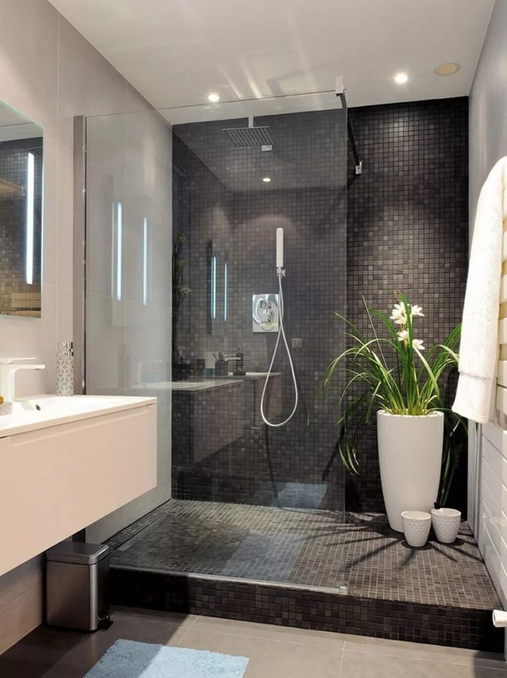 Прямоугольная ванна дизайн 30+ Best Master Bathroom Shower Remodel Ideas To Try Bathroom Master bathroom sh