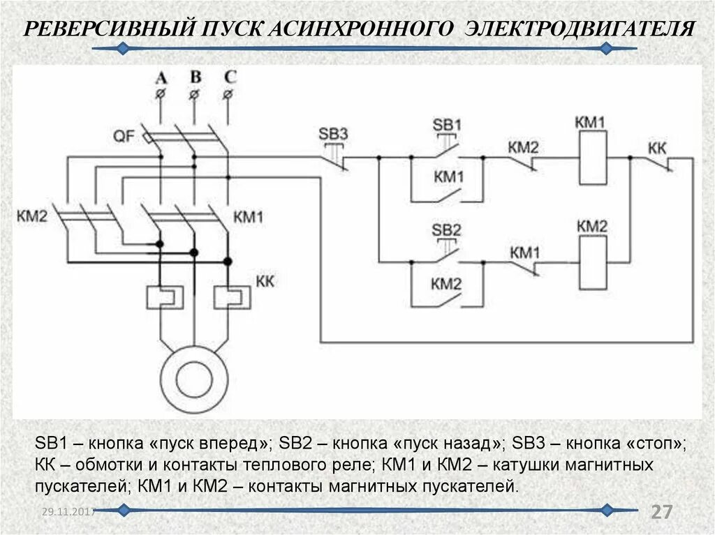 Прямой пуск асинхронного двигателя схема подключения Нереверсивный асинхронный двигатель: найдено 82 изображений