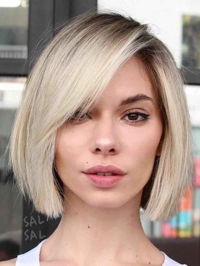 Прямые короткие волосы фото 50 Best Trendy Short Hairstyles for Fine Hair - Hair Adviser Fine straight hair,