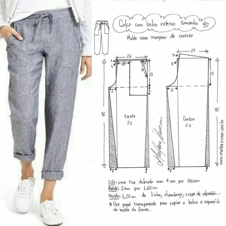 Прямые штаны женские выкройка Pin on выкройки Pants pattern, Fashion sewing, Pants sewing pattern