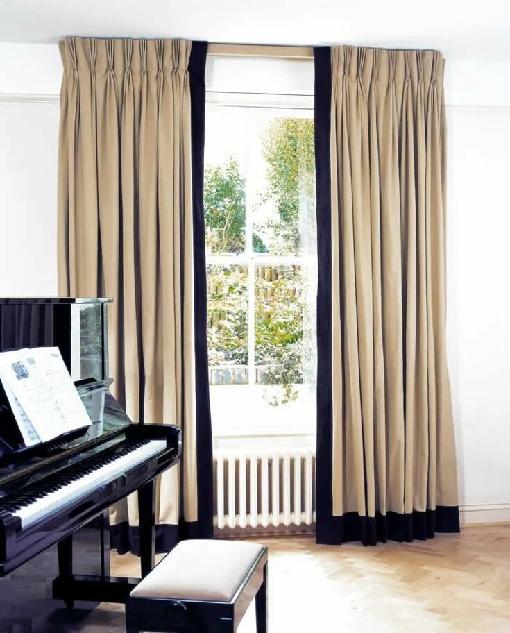 Прямые шторы в интерьере The Most Effective Solutions to Your Bay Window Curtains Curtains living room, C