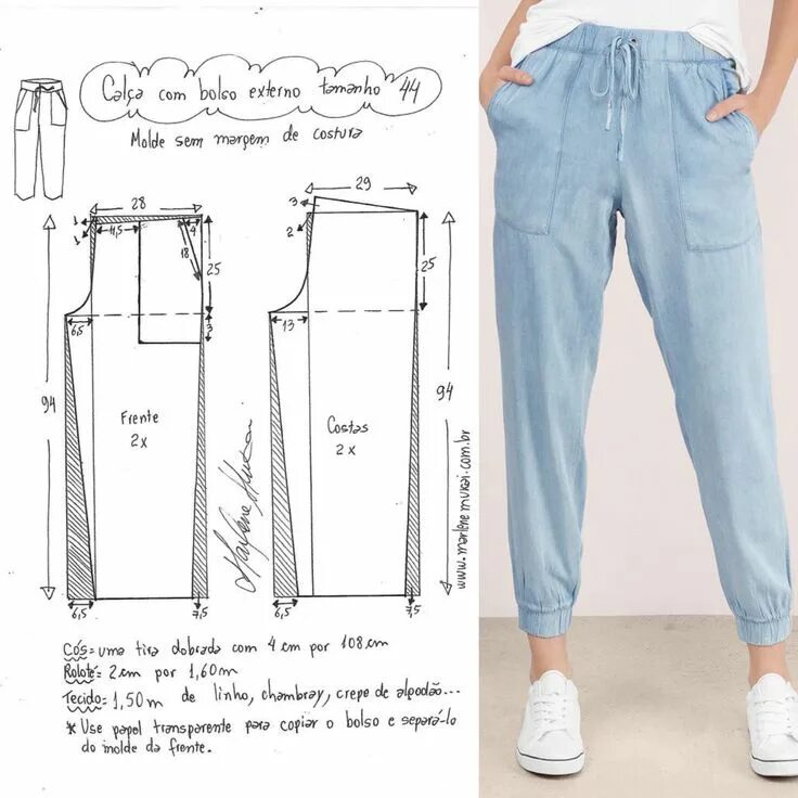 Прямые спортивные штаны женские выкройка Pin on Крой Pants pattern, Sewing clothes women, Trousers pattern