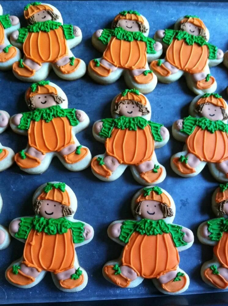 Пряник тыква фото Halloween pumpkin kid 2013 Halloween cookies decorated, Halloween cookies, Cooki