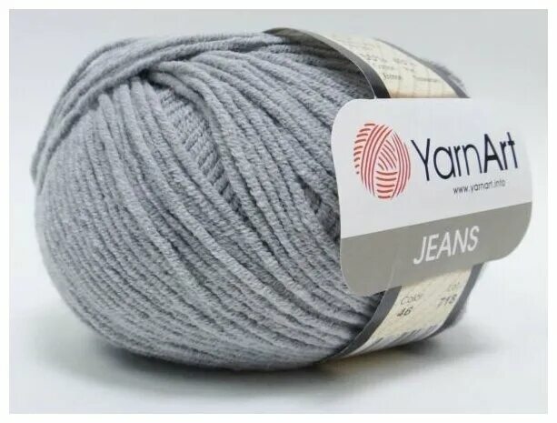 Пряжа цвета джинс фото Пряжа YarnArt Jeans цвет 46 - купить в интернет-магазине по низкой цене на Яндек