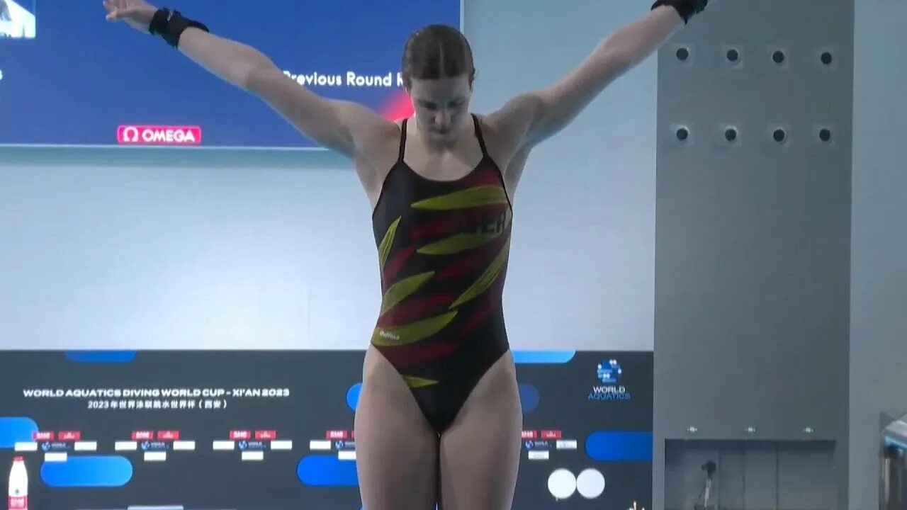 Прыжки в воду женщины фото Elena Wassen (GER) 10m Platform Women's Diving World Cup Xi'an - YouTube