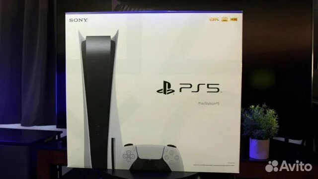 Пс 5 коробка фото Playstation 5 рассрочка 3 ревизия 1216A купить в Ростове-на-Дону Электроника Ави