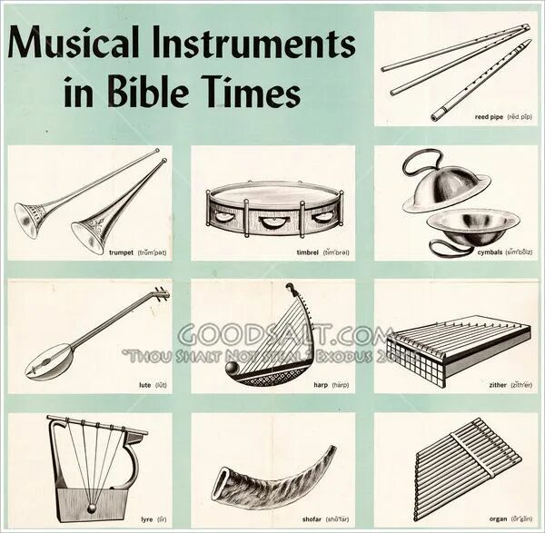 Псалтырь музыкальный инструмент фото Musical Instruments in Bible Times Bible, Musicals, Musical instruments