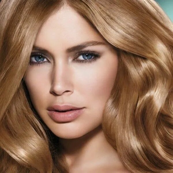 Пшеничный цвет волос фото для карих Doutzen Kroes for L’Oreal 2013 Hair styles, Doutzen kroes, Hair care