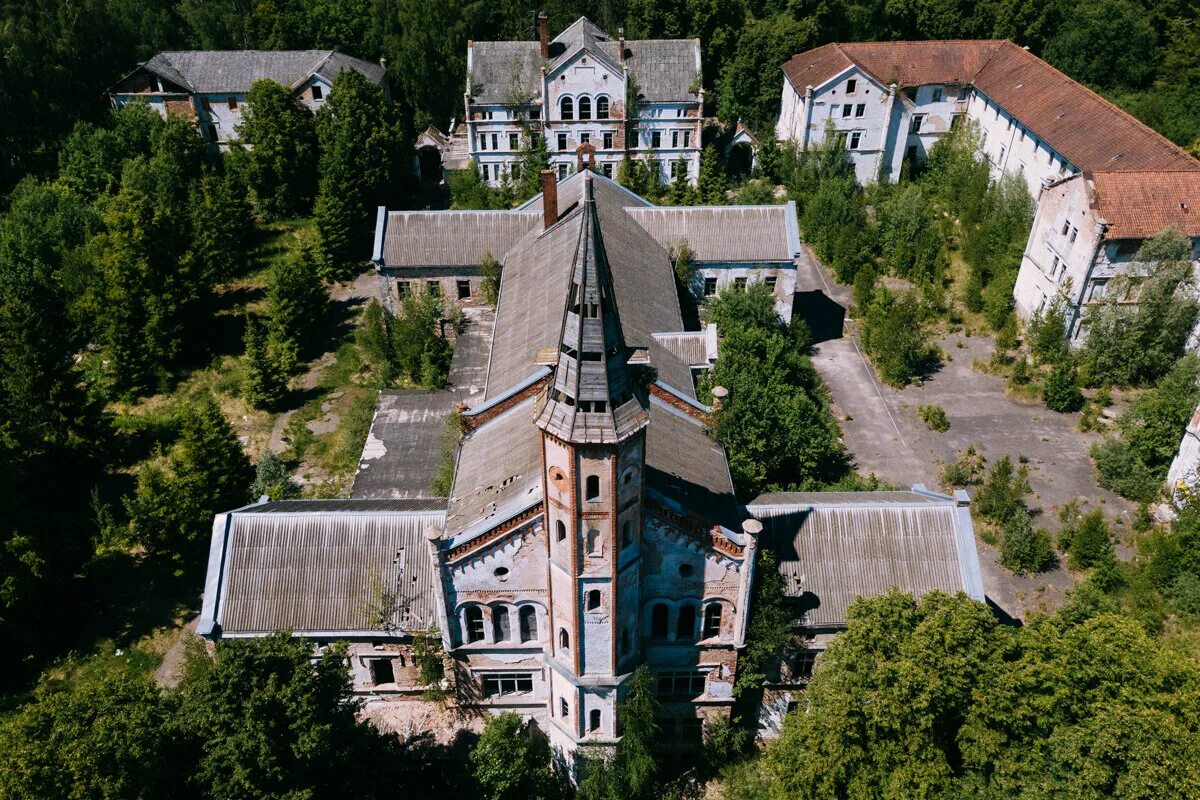 Психбольница алленберг в калининграде фото Заброшенная психбольница Алленберг. Красивое, но жуткое место в Калининградской 